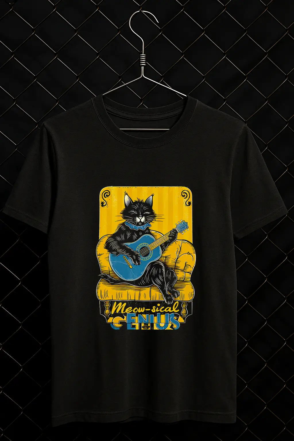 Meowsical Genius Cat T Shirt