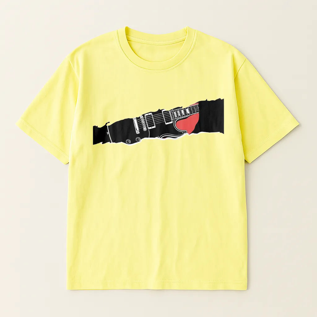 Tone Strip Minimal Guitar T-shirt