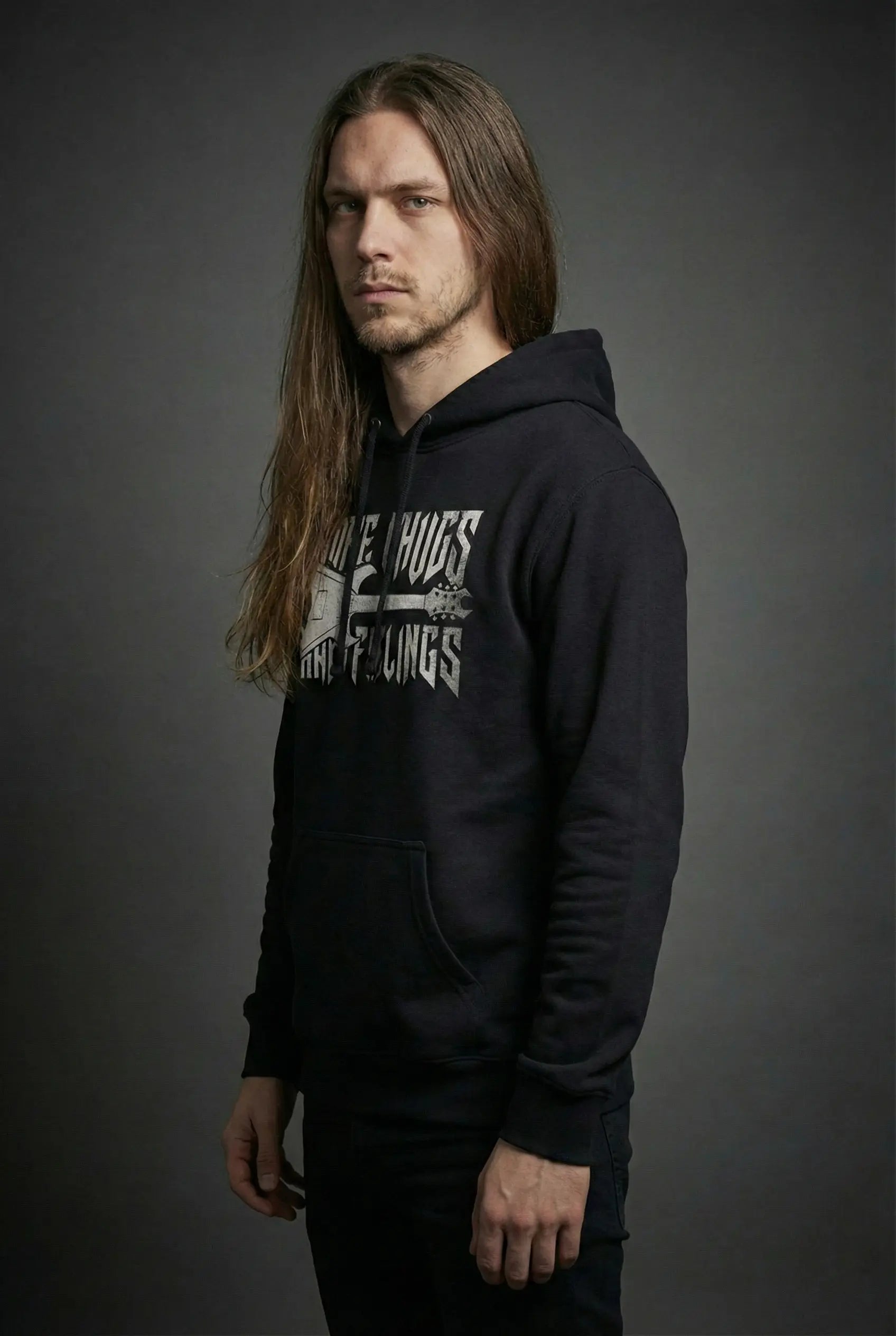 More Chugs Than Feelings Hoodie - For Metal Guitarists