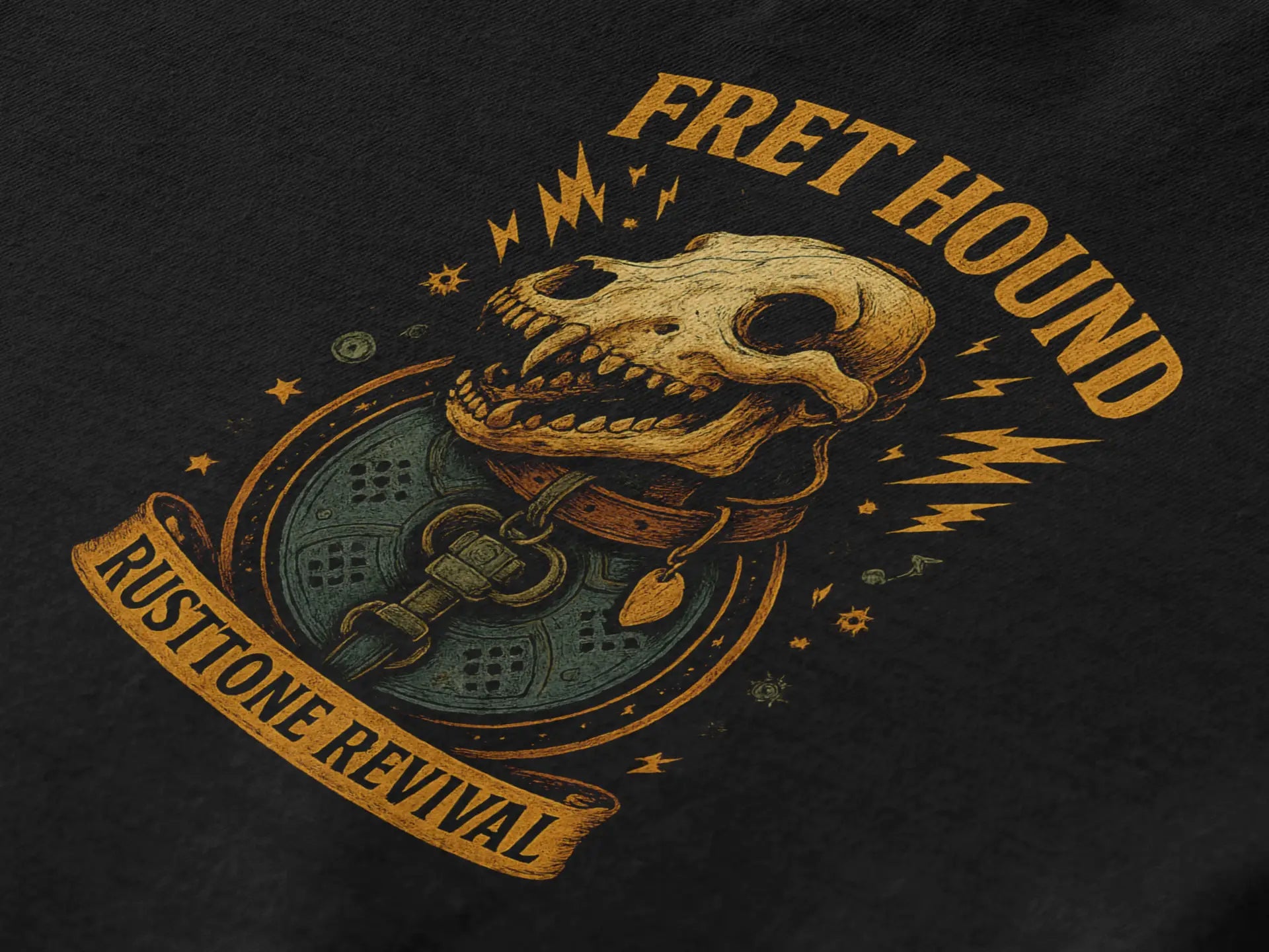 Fret Hound Vintage Premium Oversized T-shirt