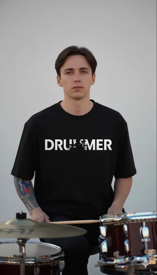 Drummer Grind – Premium Oversized T-shirt