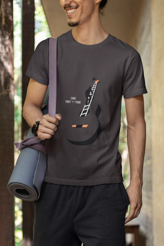 One Fret at A Time Minimal T-shirt | Music Band Tees