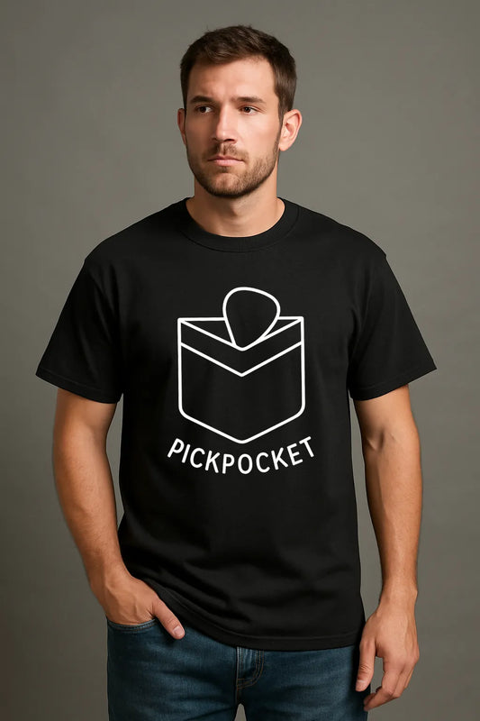Pick Pocket Guitar Minimal T-shirt