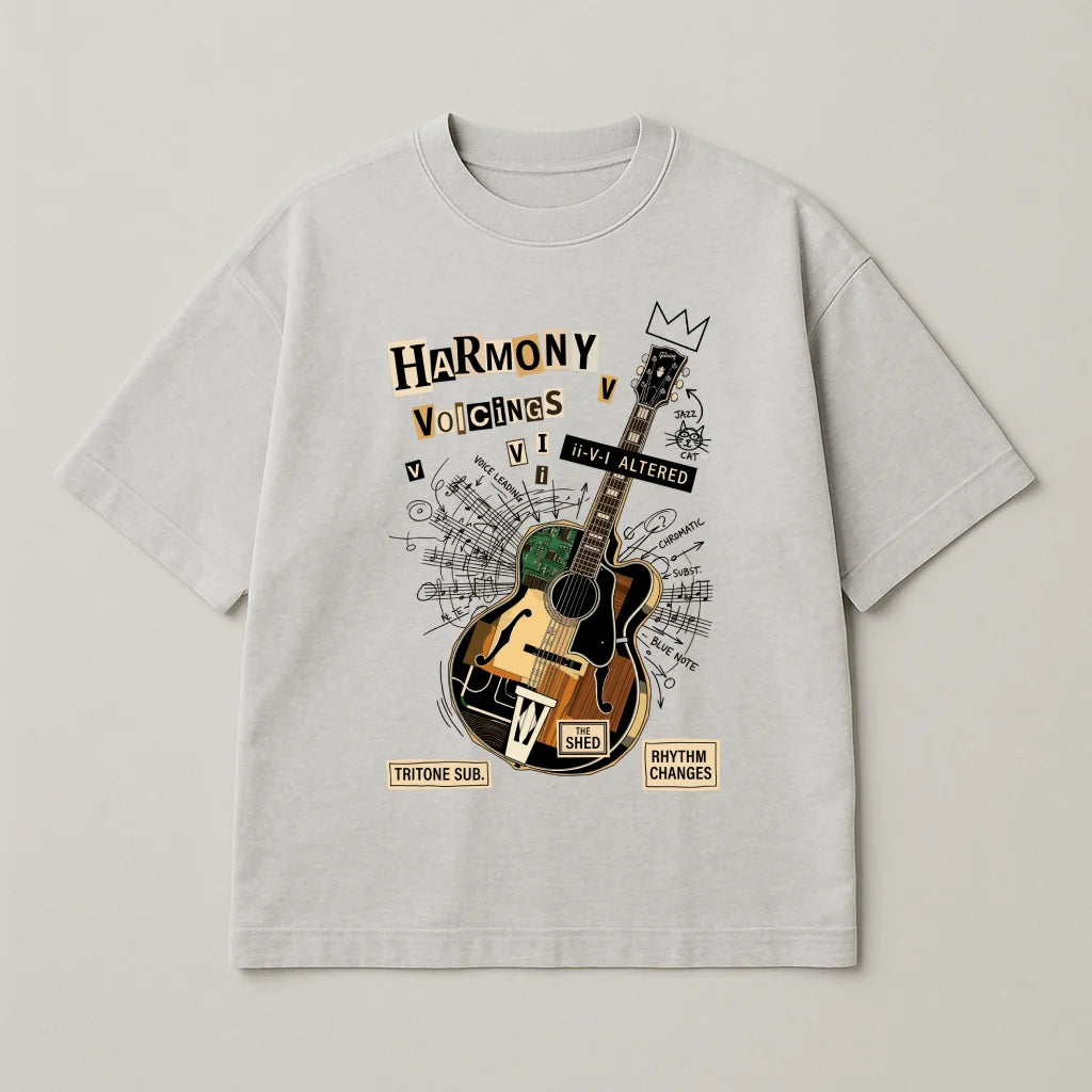 Harmony Voicings – Oversized jazz Tee