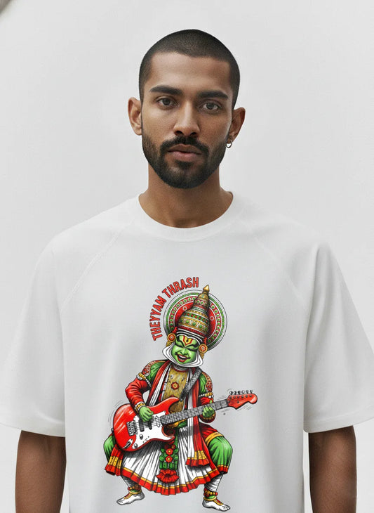 Theyyam Thrash - Premium Oversized T-shirt