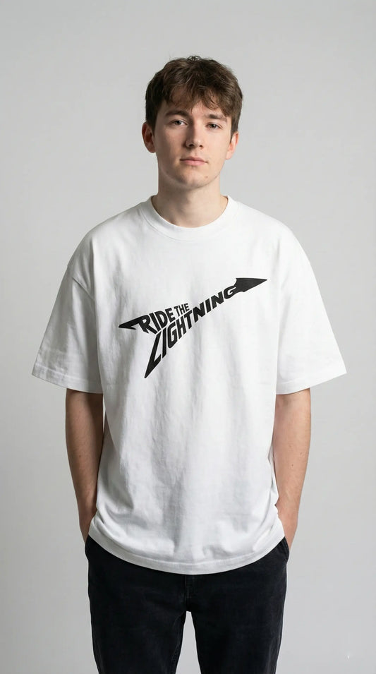 Ride the Lightning – Heavyweight Tee (250 GSM)