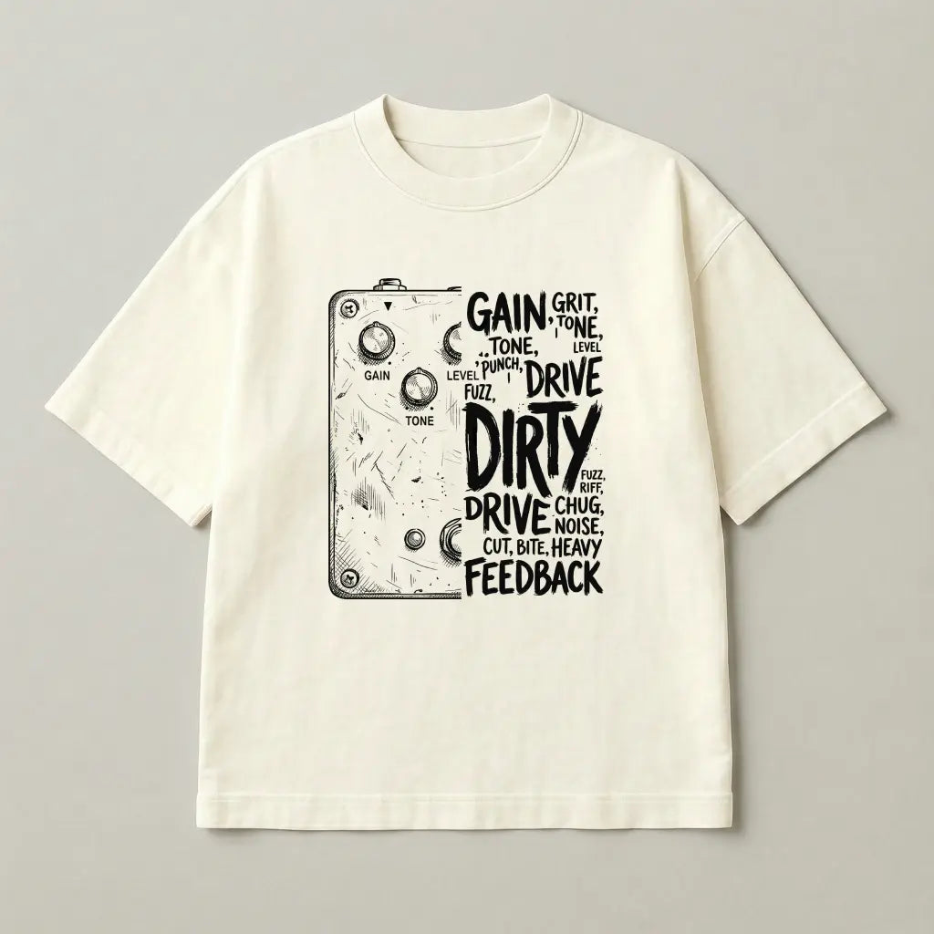 Dirty Drive – Tone Pedal Premium Oversized T-shirt
