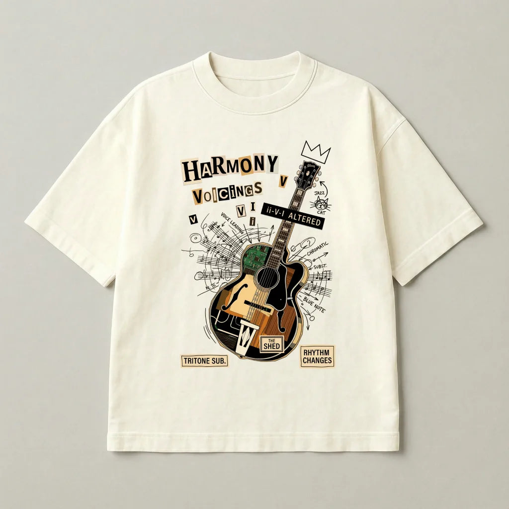 Harmony Voicings – Oversized jazz Tee