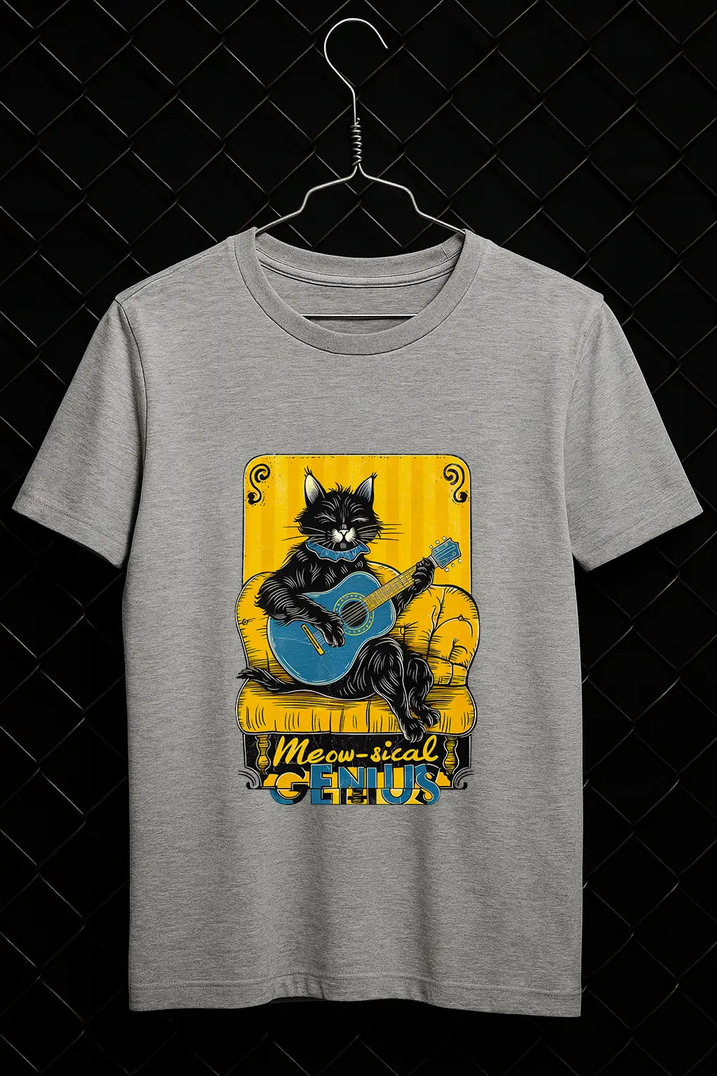 Meowsical Genius Cat T Shirt