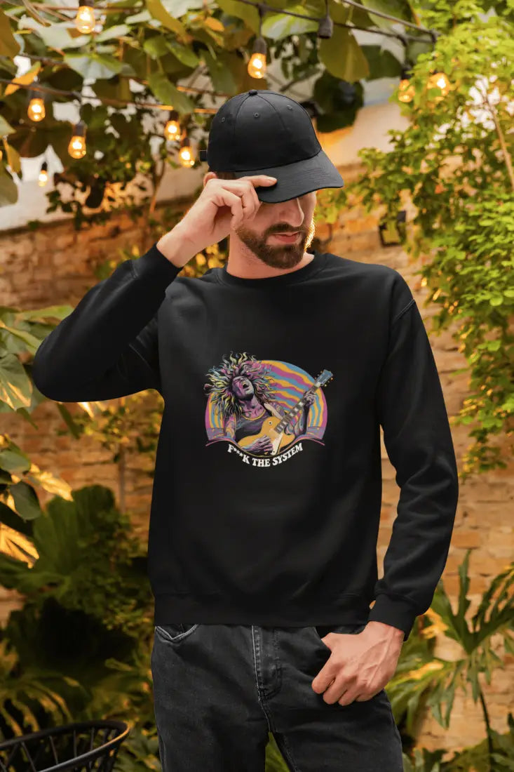 F**k the System – Sweatshirt Graphic Men