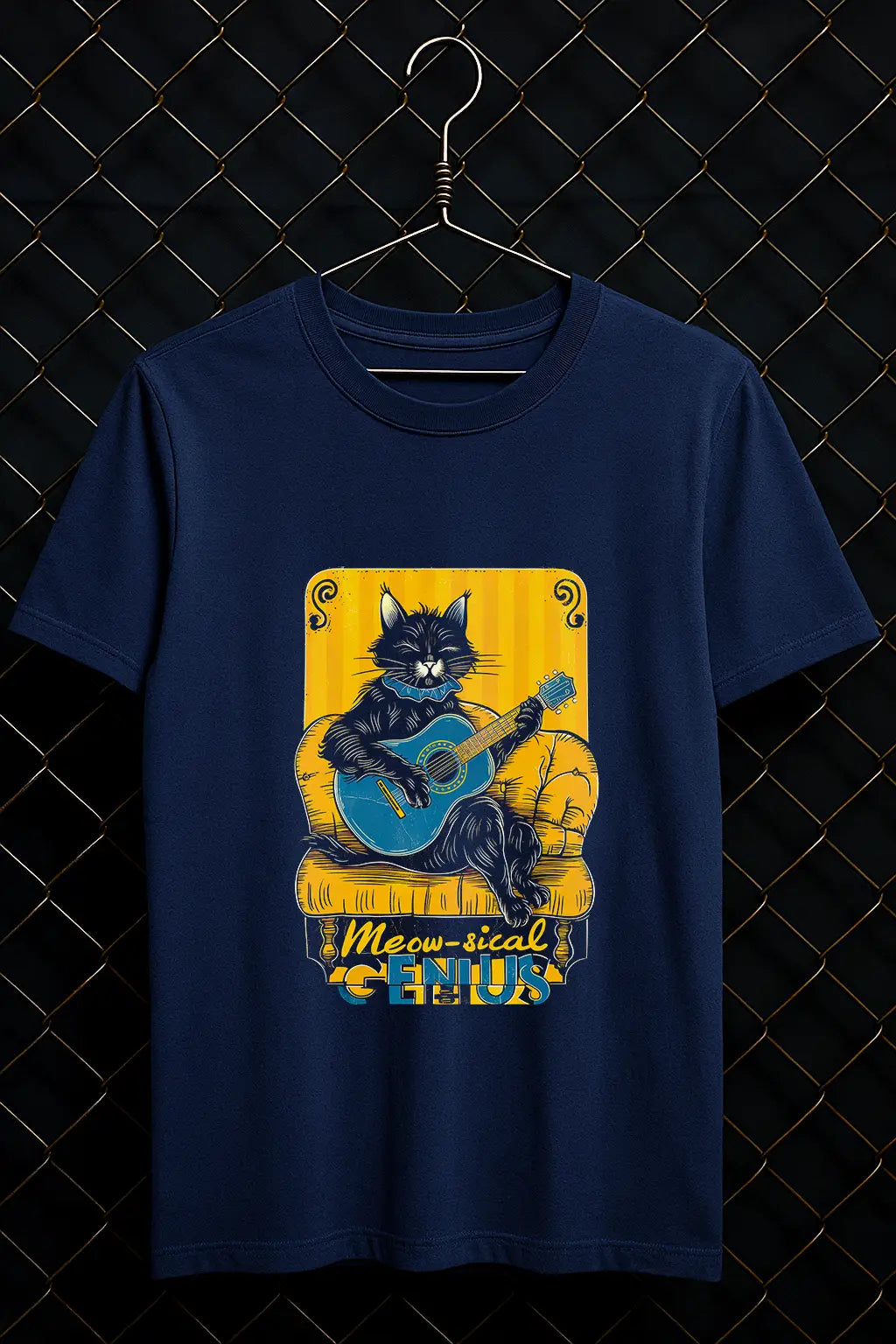 Meowsical Genius Cat T Shirt