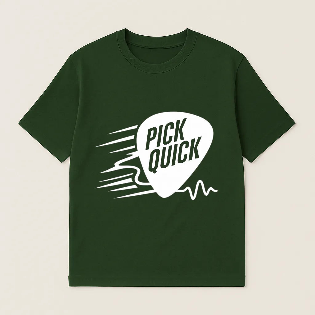 Pick Quick Minimal Guitar Pick T-shirt