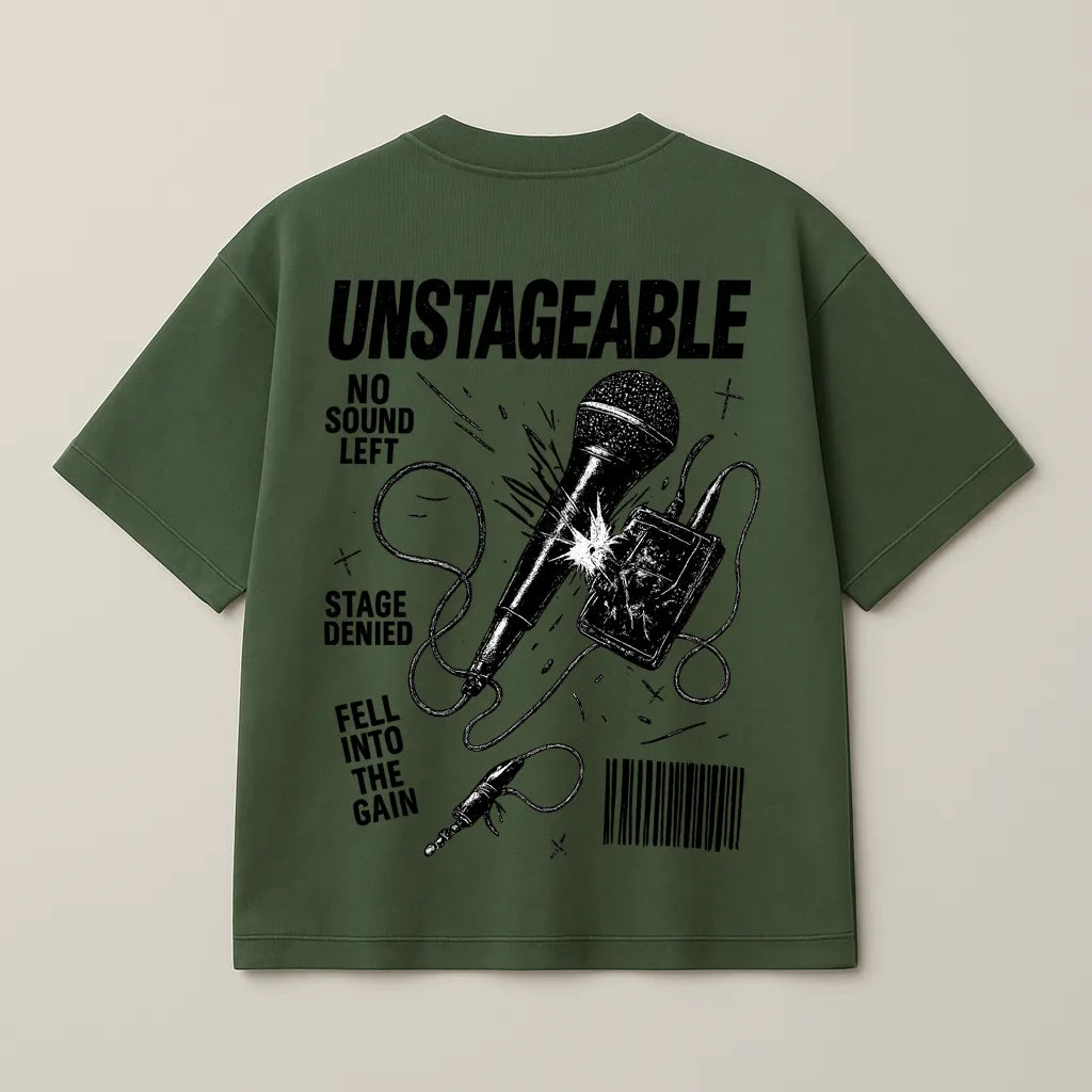 Unstageable – Premium Oversized Tee (250 GSM)