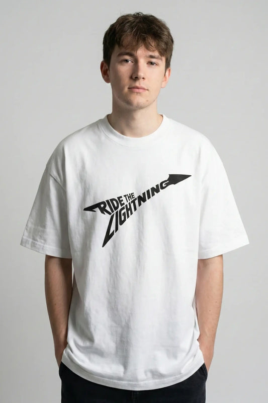 Ride the Lightning – Heavyweight Tee (250 GSM)