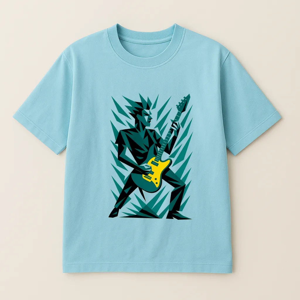 Abstract Art Guitar Shredder T-shirt