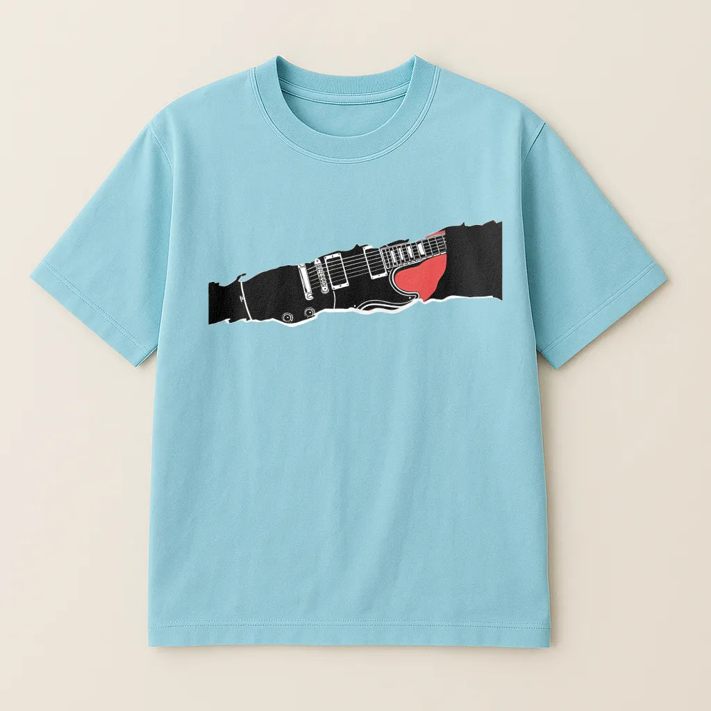 Tone Strip Minimal Guitar T-shirt