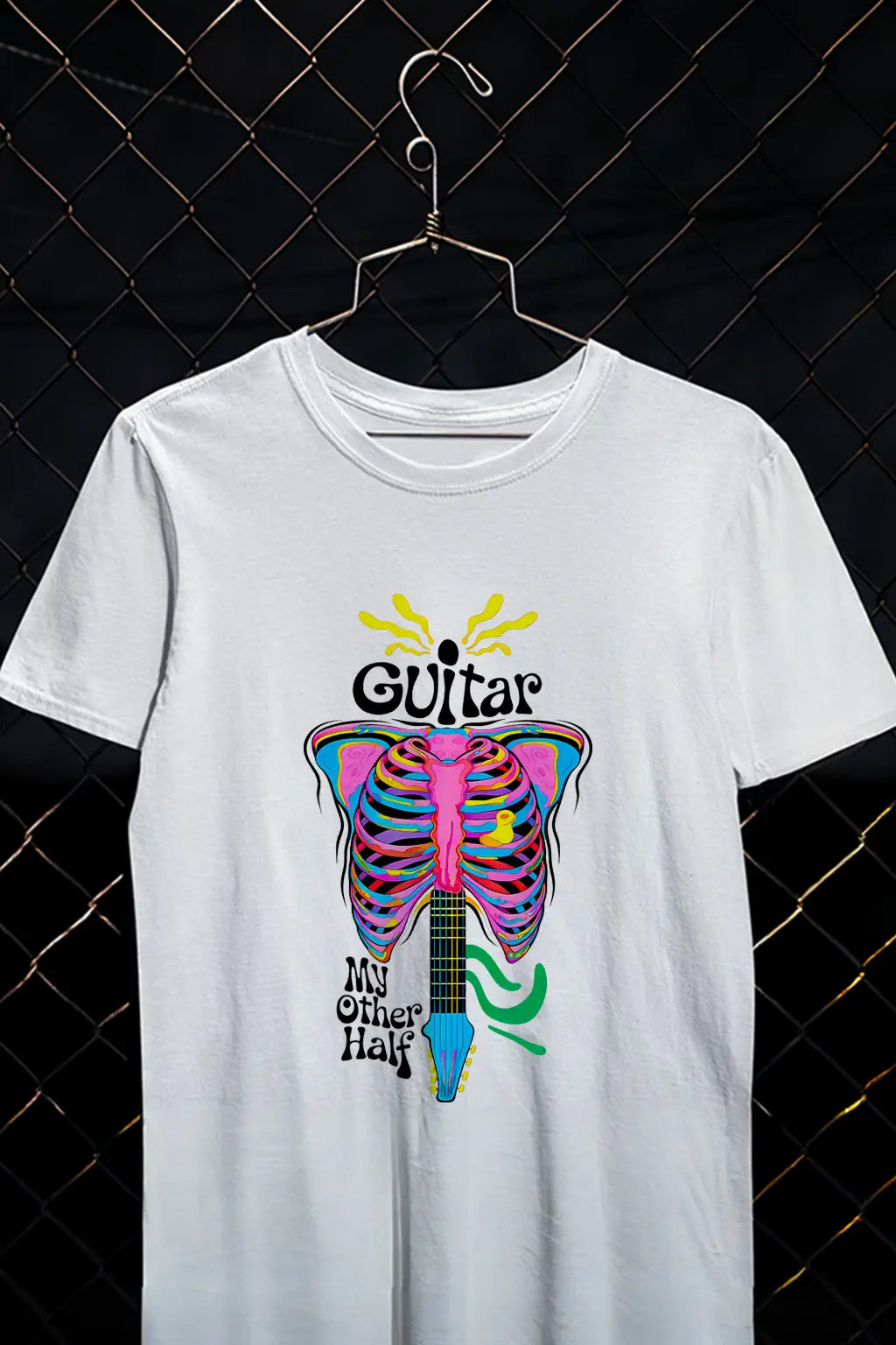 Guitar My Other Half Psychedelic T-shirt