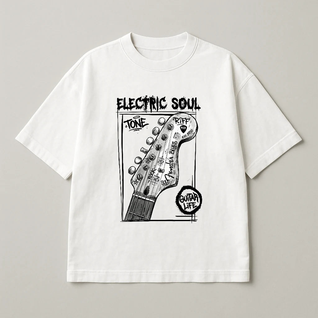 Electric Soul – Premium Oversized T-shirt